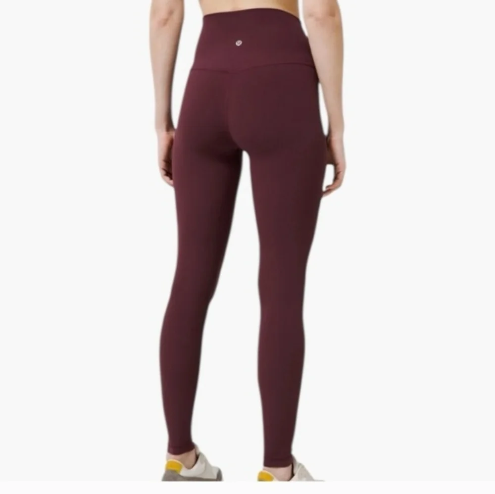 (14) Merlot Garnet lululemon Align™ High-Rise Pant 25" - Picture 2 of 3